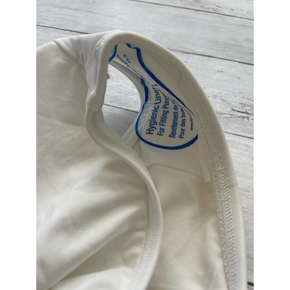 Women's Carmen Marc Valvo 4Twisted Ties High Waist Bikini Swim Bottom white L - Picture 8 of 8